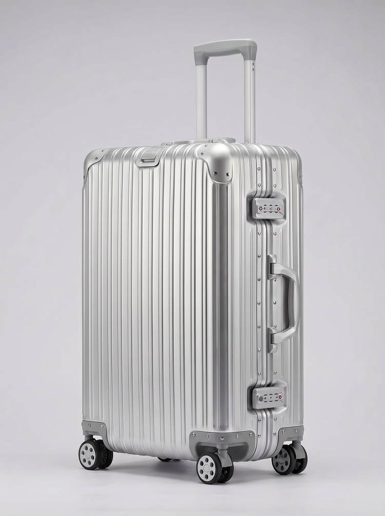 29" Large Aluminium Suitcase - Silver